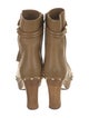 Ulla Johnson Leather Tassel Accents Lace-Up Boots