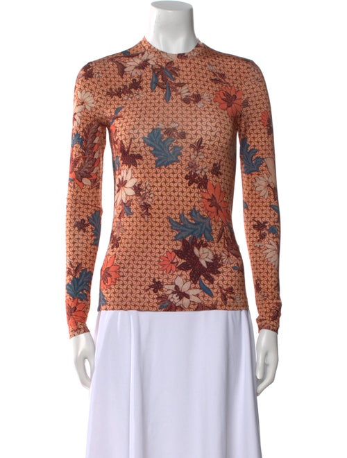 Ulla Johnson Floral Print Crew Neck Top