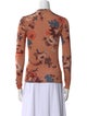 Ulla Johnson Floral Print Crew Neck Top
