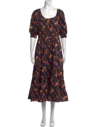 Ulla Johnson Printed Long Dress