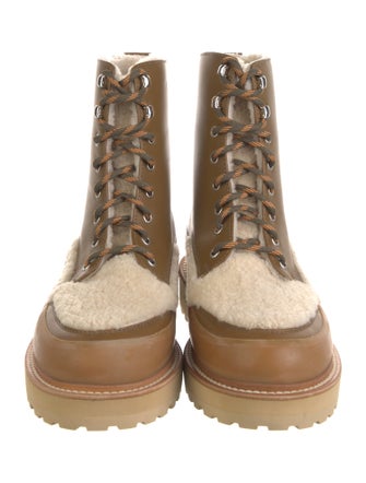 Ulla Johnson Leather Combat Boots