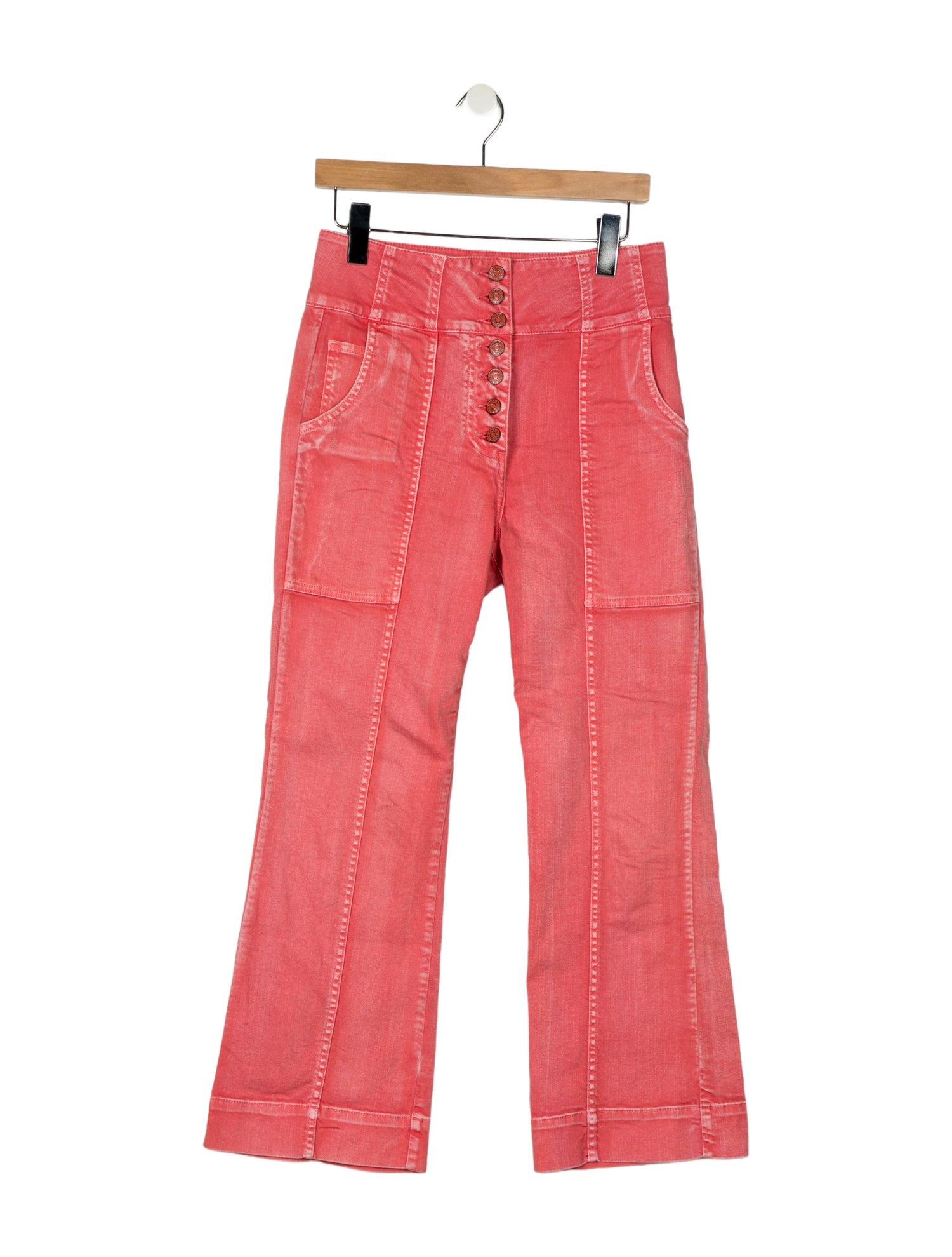 Ulla Johnson Low-Rise Straight Leg Jeans