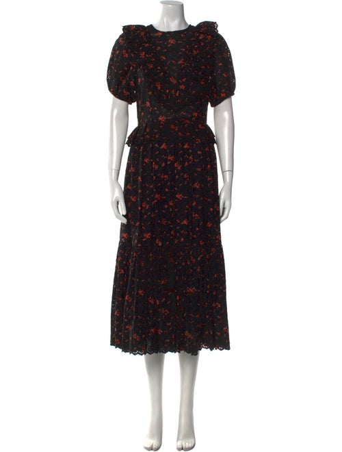 Ulla Johnson Floral Print Long Dress