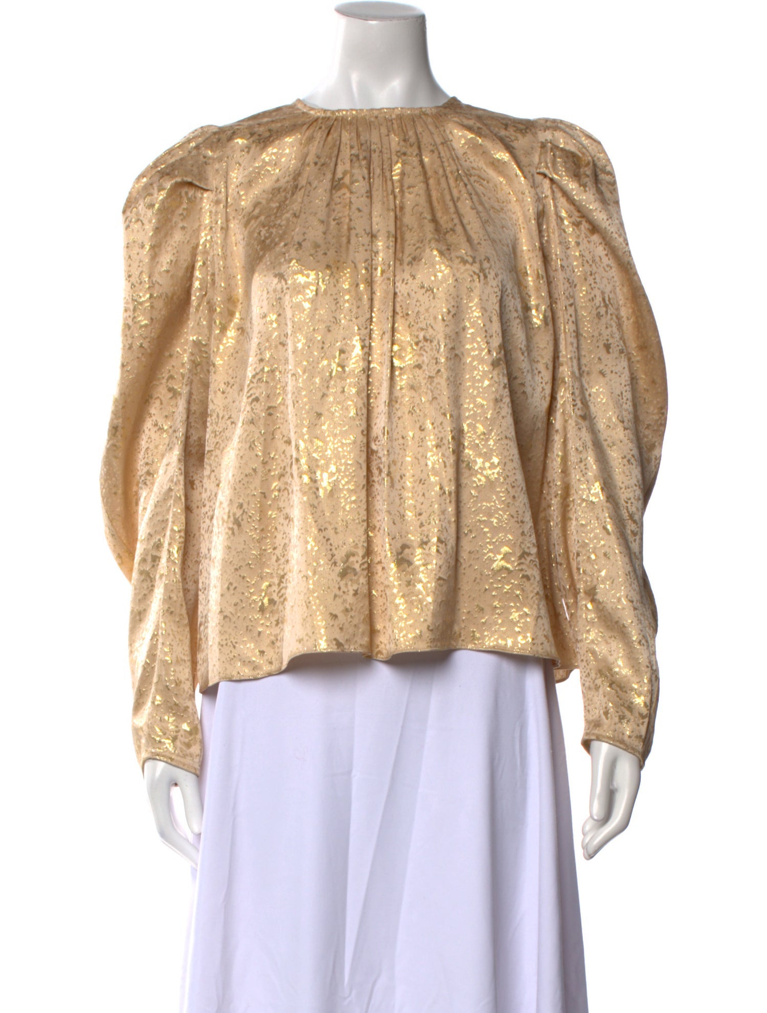 Ulla Johnson Silk Off-The-Shoulder Blouse