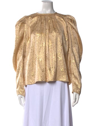 Ulla Johnson Silk Off-The-Shoulder Blouse