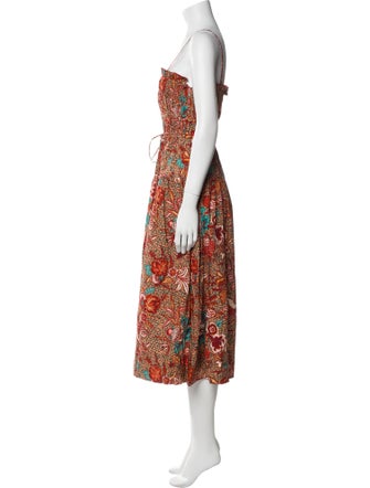 Ulla Johnson Floral Print Long Dress