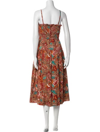 Ulla Johnson Floral Print Long Dress