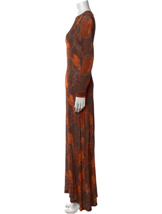 Ulla Johnson Floral Print Long Dress