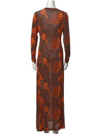 Ulla Johnson Floral Print Long Dress