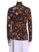Ulla Johnson Floral Print Turtleneck Blouse