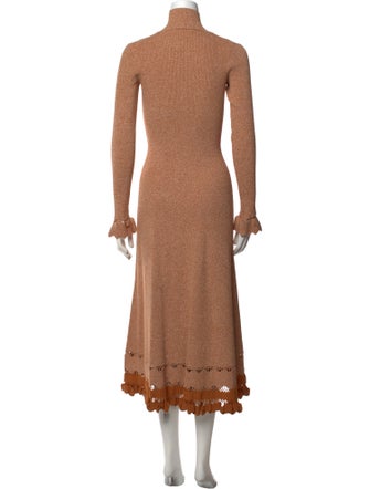 Ulla Johnson Turtleneck Long Dress