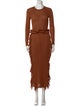 Ulla Johnson Crew Neck Long Dress
