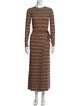 Ulla Johnson Striped Long Dress
