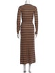 Ulla Johnson Striped Long Dress