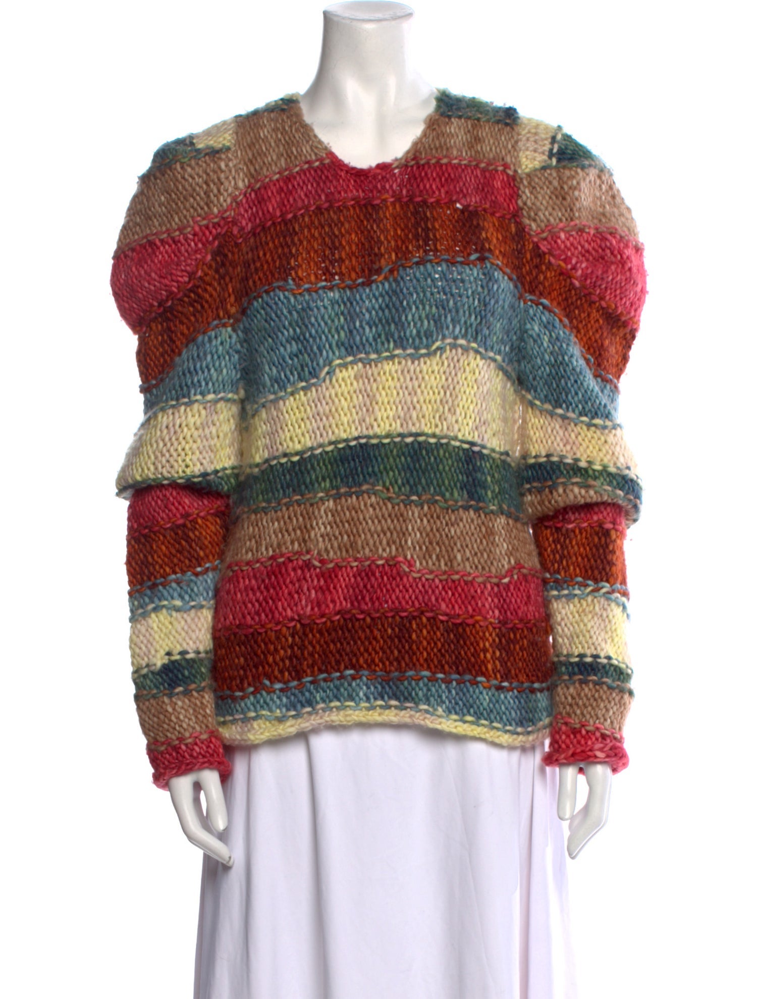 Ulla Johnson Merino Wool Striped Sweater