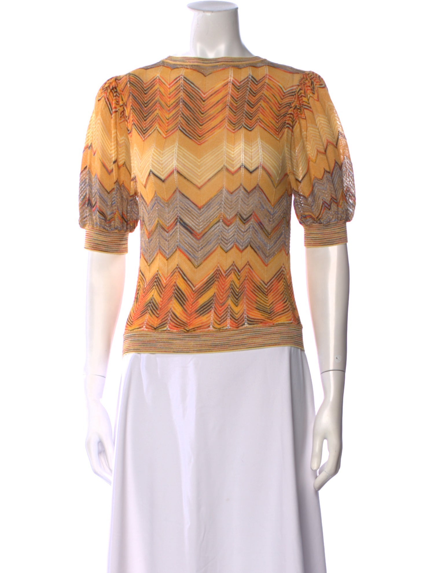 Ulla Johnson Printed Bateau Neckline Top