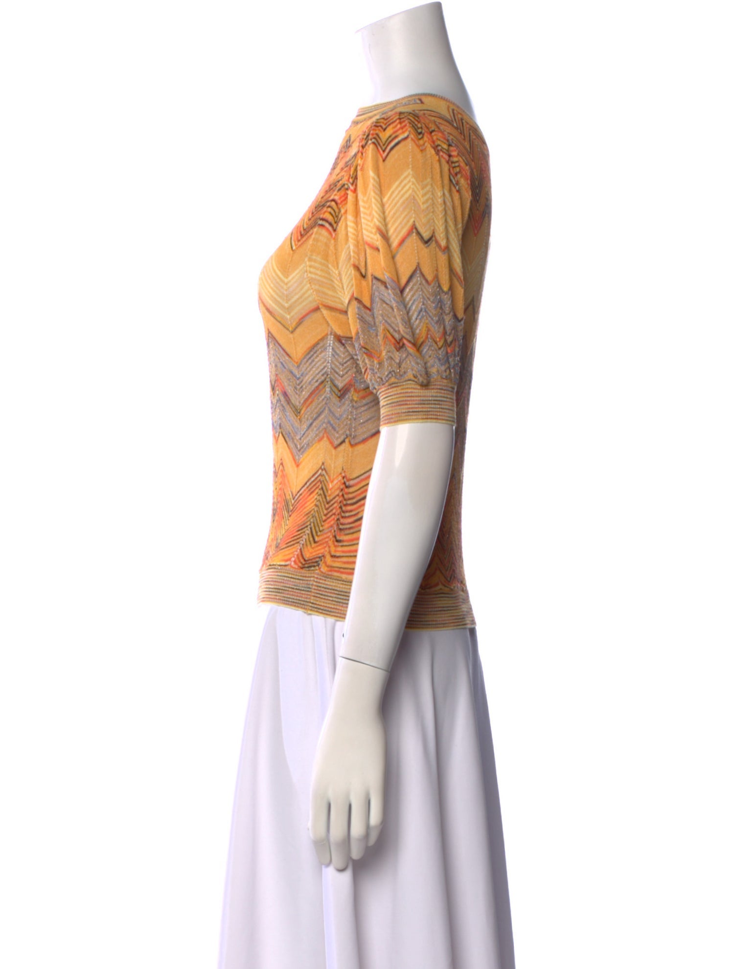 Ulla Johnson Printed Bateau Neckline Top