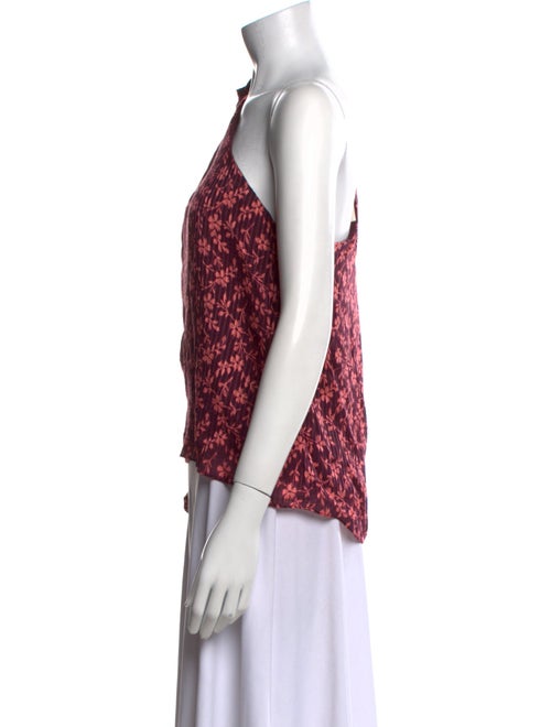 Ulla Johnson Floral Print One-Shoulder Blouse