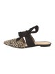 Ulla Johnson Ponyhair Animal Print Mules