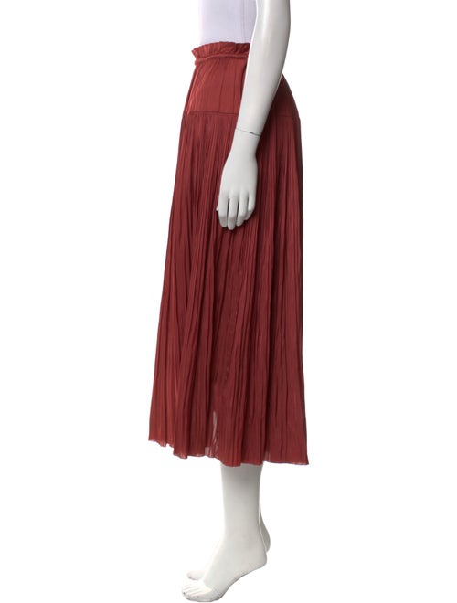 Ulla Johnson Pleated Accents Midi Length Skirt