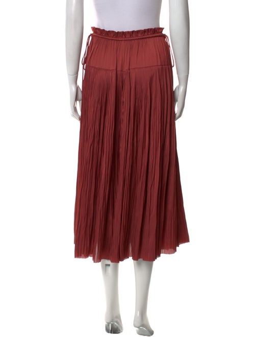 Ulla Johnson Pleated Accents Midi Length Skirt