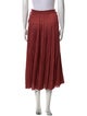 Ulla Johnson Pleated Accents Midi Length Skirt