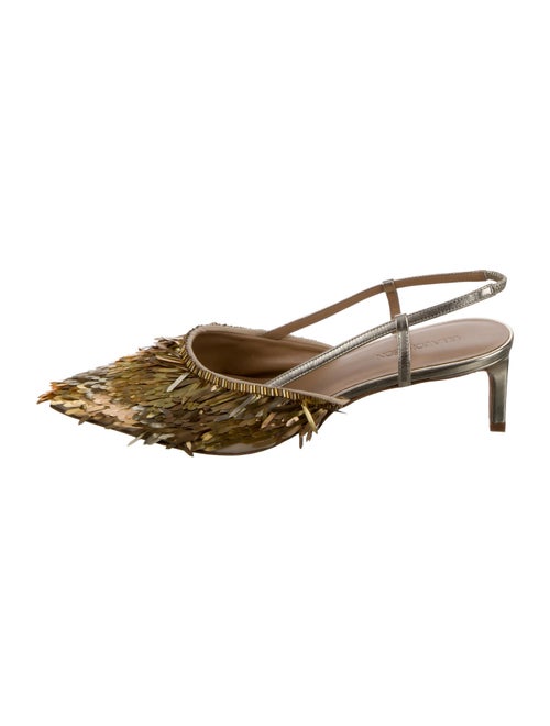 Ulla Johnson Leather Slingback Pumps