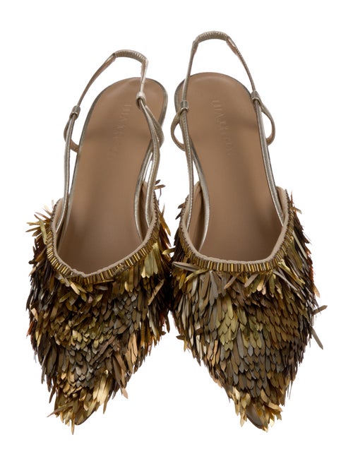 Ulla Johnson Leather Slingback Pumps