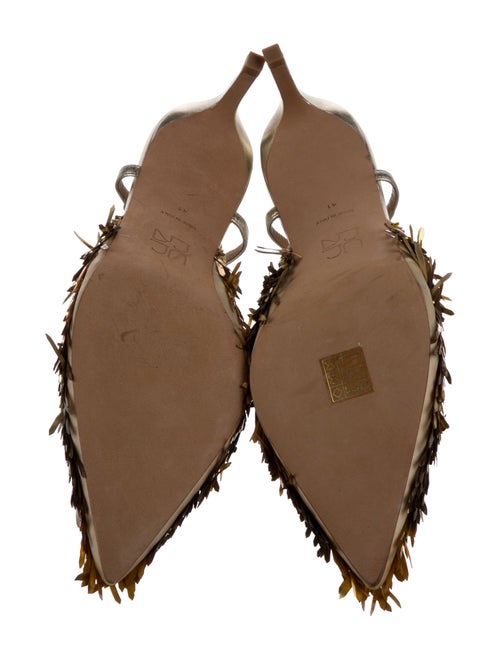 Ulla Johnson Leather Slingback Pumps