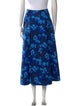 Ulla Johnson Floral Print Midi Length Skirt