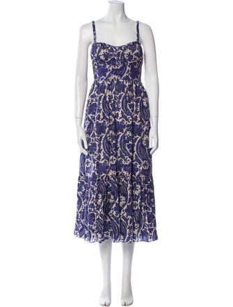 Ulla Johnson Floral Print Long Dress