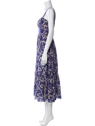 Ulla Johnson Floral Print Long Dress
