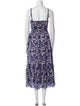 Ulla Johnson Floral Print Long Dress