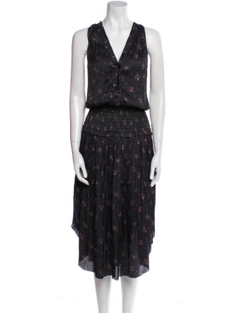 Ulla Johnson Floral Print Long Dress