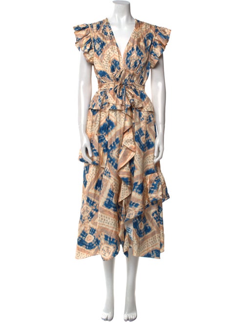 Ulla Johnson Silk Midi Length Dress