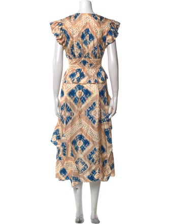 Ulla Johnson Silk Midi Length Dress
