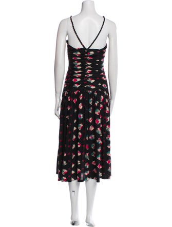 Ulla Johnson Printed Midi Length Dress