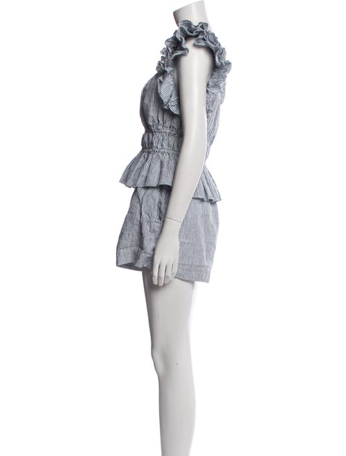 Ulla Johnson Linen Striped Short Set