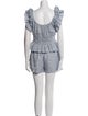 Ulla Johnson Linen Striped Short Set