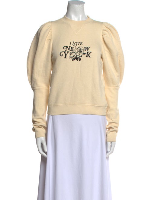 Ulla Johnson Graphic Print Crew Neck Sweatshirt