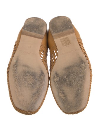 Ulla Johnson Leather Cutout Accent Ballet Flats