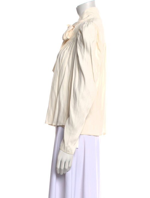 Ulla Johnson Tie Neck Long Sleeve Blouse