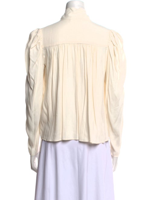 Ulla Johnson Tie Neck Long Sleeve Blouse