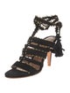 Ulla Johnson Suede Tassel Accents Gladiator Sandals