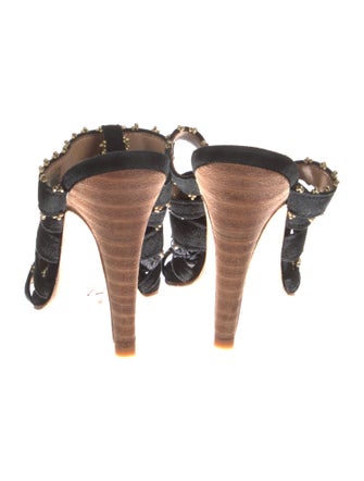 Ulla Johnson Suede Tassel Accents Gladiator Sandals