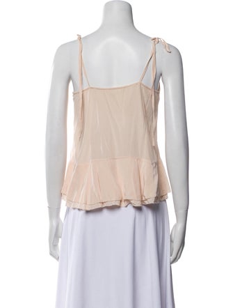 Ulla Johnson Silk V-Neck Top