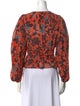 Ulla Johnson Silk Floral Print Blouse