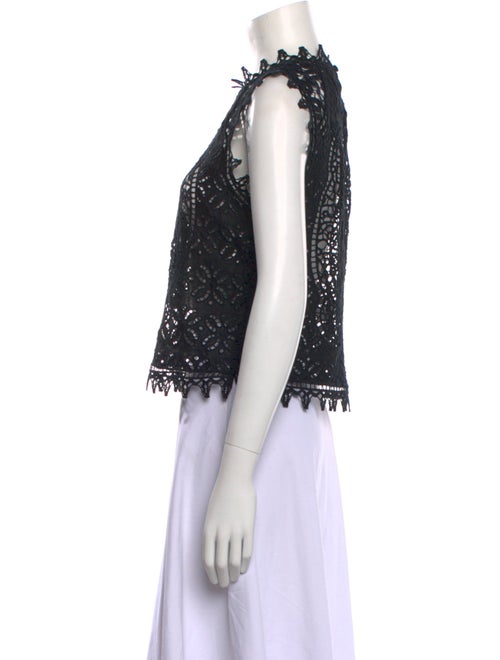 Ulla Johnson Crochet Lace Pattern Top