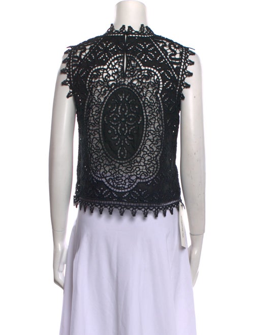 Ulla Johnson Crochet Lace Pattern Top