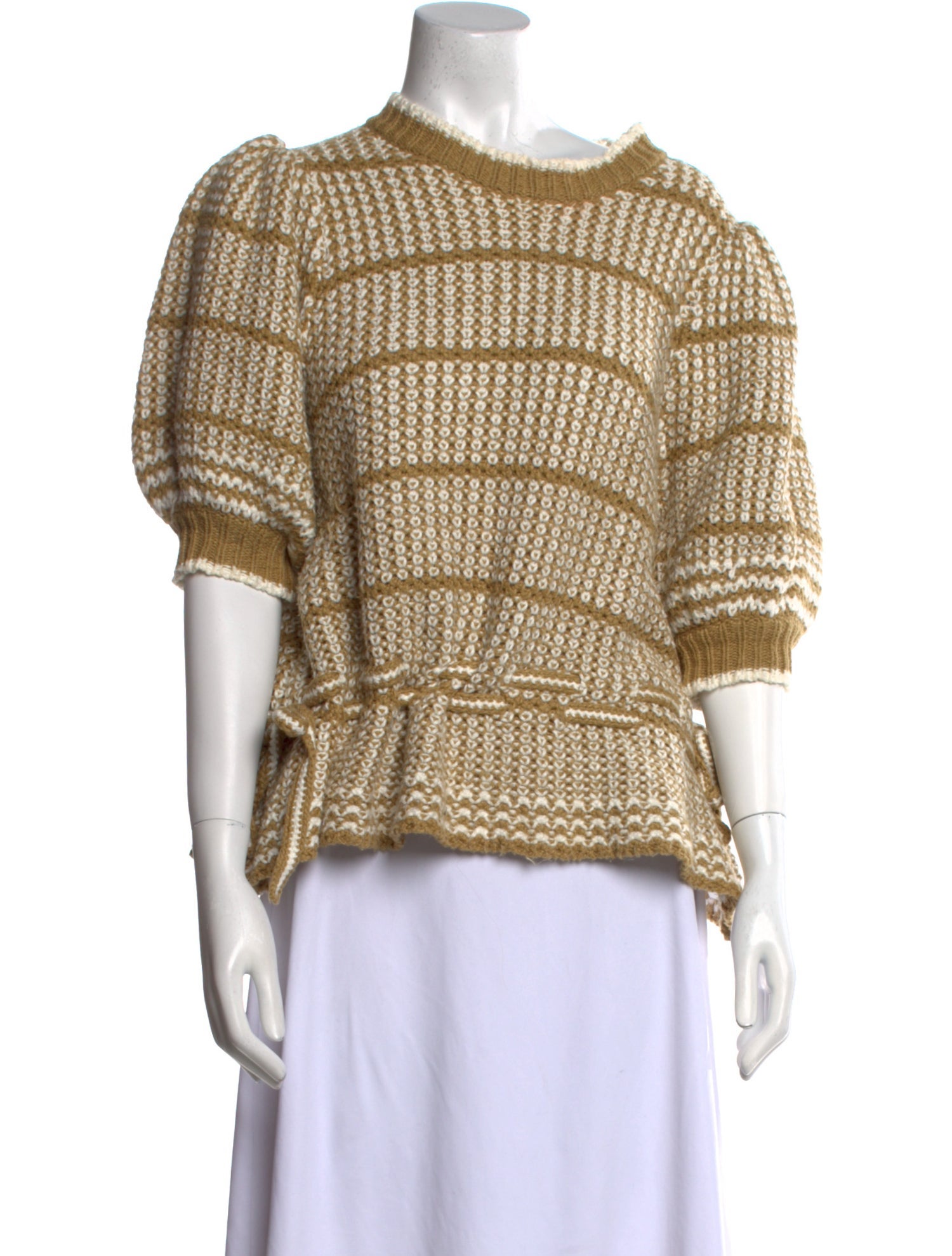 Ulla Johnson Striped Scoop Neck Sweater